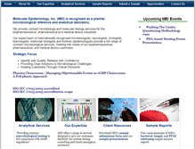 Tablet Screenshot of molecularepi.com